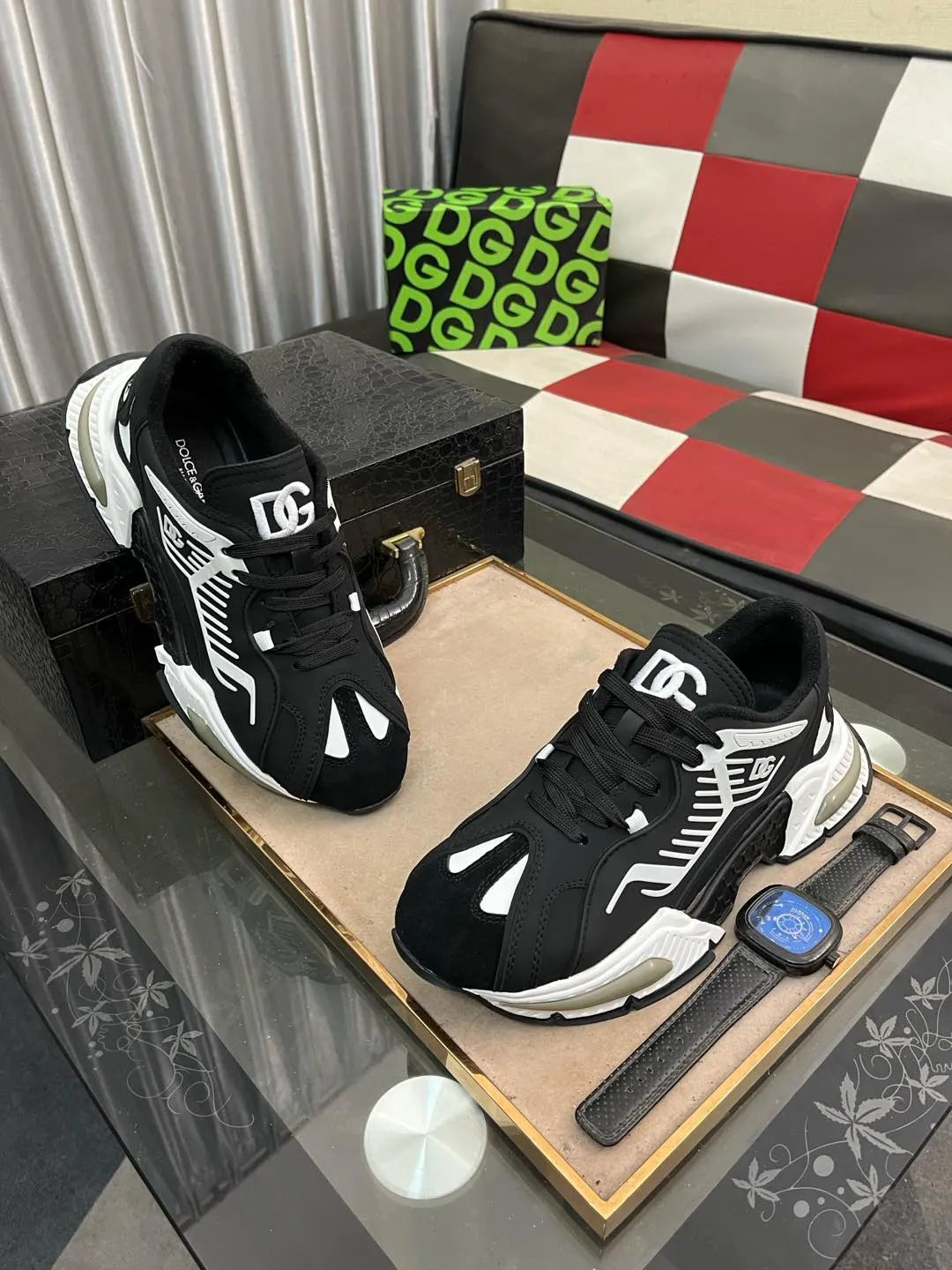 Men's men's shoes💰560⌚️⌚️DG "Dolce & Gabbana" low-top casual shoes Regular size: 35-46 Product material: Upper imported cowhide stitching fabric, breathable lining, original outsole